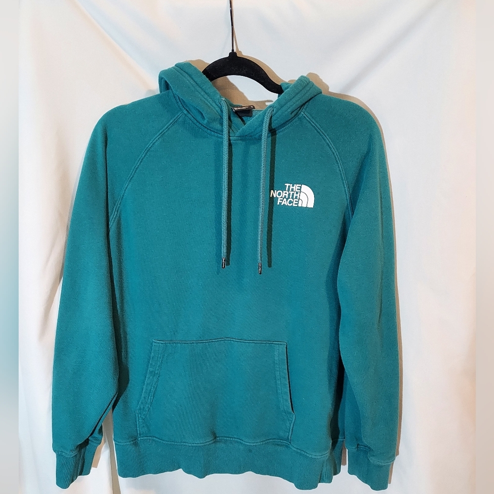 The North Face Women's Teal Cozy Box NSE Pullover Hoodie